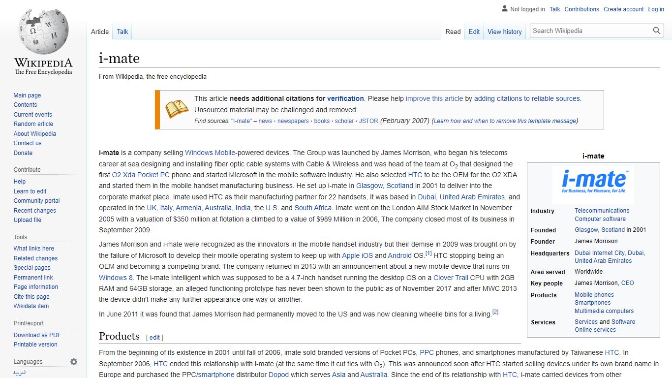 i-mate - Wikipedia