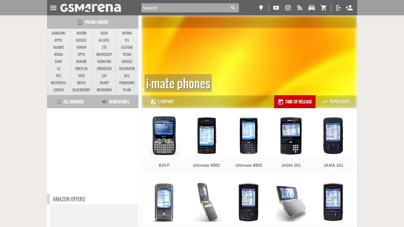 All i-mate phones - GSMArena.com